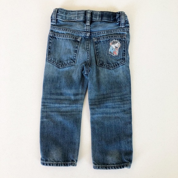 Superhero Distressed Jeans - Picture 3 of 5